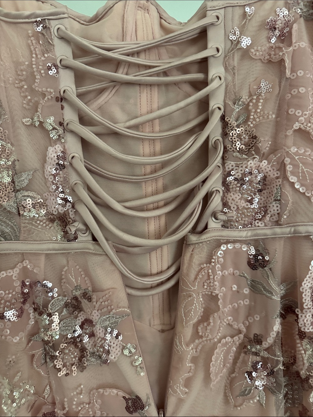House of CB hand beaded Naima dress Med AC Cup - Picture 8 of 9